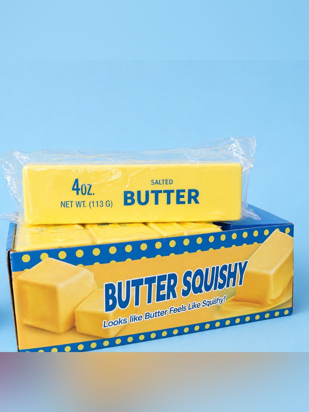 Large Butter Yellow Squishy Toy by Butter